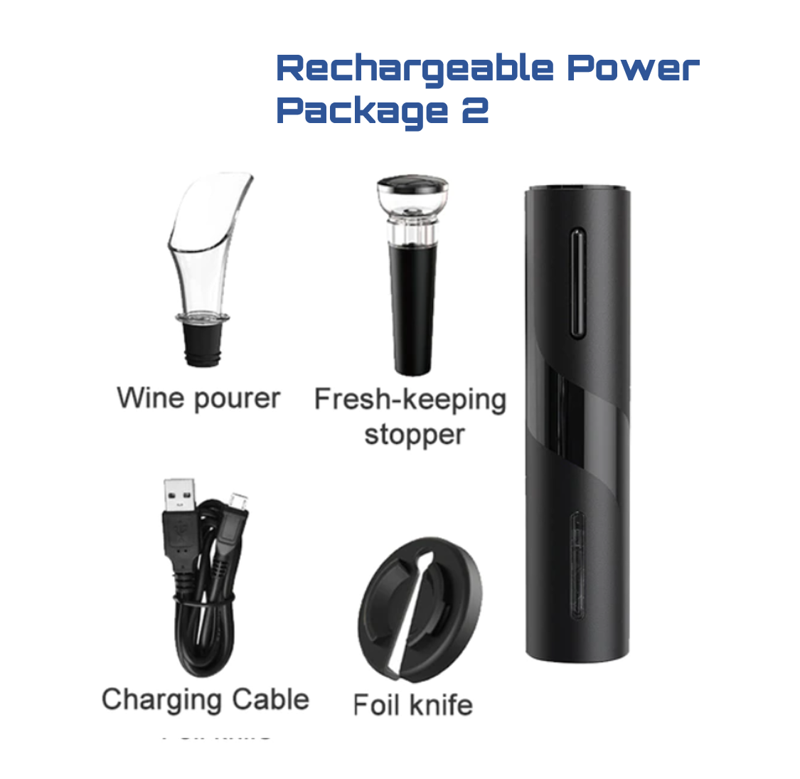 CUBEHEXA™ Rechargeable Electric Wine Bottle Opener